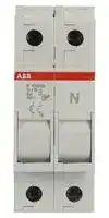 2CSM200893R1801: Fuseholder, DIN Rail Mount, 1P + N Fuse, 32 A, 600 V, 10.3mm x 38mm, Screw, E 90/32 Series