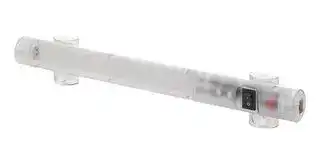 8MR2200-1B: LED Lamp, Plug-In, On/Off Switch, Plastic, Screw Mount, 5 W, 100 VAC to 240 VAC