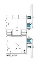 3WL9111-0AN43-0AA0 — Bar Support, Front and DIN Connection, 3WL Series Air Circuit Breaker