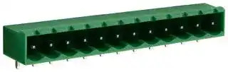 CTBP9358/12: Terminal Block, Closed Ended, Header, 5.08 mm, 12 Ways, Through Hole Right Angle