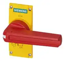3KC9301-2: Operating Mechanism, Direct, Yellow/Red, 3KC0 Series Transfer Switching Equipment, with Cover
