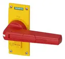 3KC9401-2: Operating Mechanism, Direct, Yellow/Red, 3KC0 Series Transfer Switching Equipment, with Cover