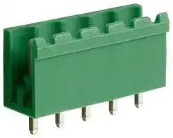 CTBP9308/5AO: Terminal Block, Open Ended, Header, 5.08 mm, 5 Ways, Through Hole Vertical