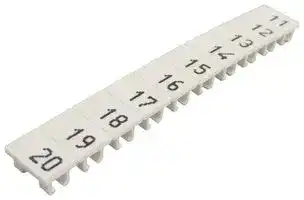 XW5Z-S4.0LB-11-20: Label, XW5Z Series, S4.0, 11 to 20 , XW5T & XW5G Series DIN Rail Terminal Blocks