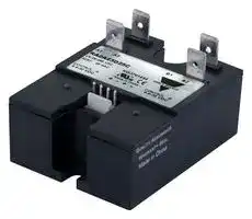 RA2A23D40C: Solid State Relay, DPST-NO, 40 A, 265 VAC, Panel Mount, Quick Connect, Zero Crossing