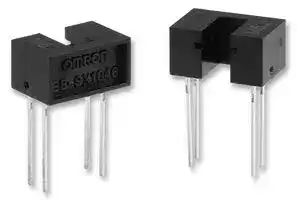 EESX1046: Transmissive Photo Interrupter, Phototransistor, Through Hole, 3 mm, 0.5 mm, 50 mA, 4 V