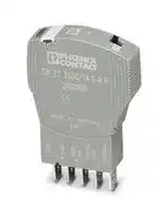 2800908: Electronic Circuit Breaker, CB E1 Series, 1 A, 1 Pole, 24 VDC, Plug In