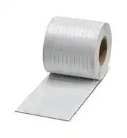 0825133: Terminal Block Marker, White, Marker Roll, Terminal Blocks, Blank (Legend), 9.5 mm, SK