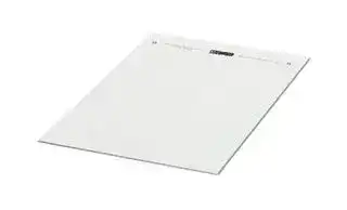 0824463: Terminal Block Marker, White, Marker Sheet, Terminal Blocks, Blank (Legend), 2.8 mm, SK U