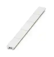 0824470: Terminal Block Marker, White, Marker Strip, Terminal Blocks, Blank (Legend), 20 mm, SS