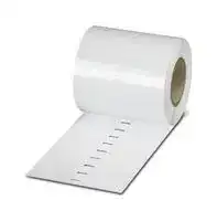 0816375: Terminal Block Marker, White, Marker Roll, Terminal Blocks, Blank (Legend), 4.2 mm, TMT
