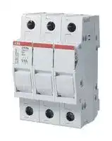 2CSM202063R1801: DIN RAIL FUSE HOLDER, 3P, 32A, 600V