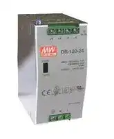 DR-120-24: AC/DC DIN Rail Power Supply (PSU), ITE, 1 Output, 120 W, 24 VDC, 5 A