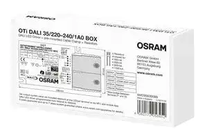OTI-DALI-35/220-240/1A0-BOX: LED Driver, LED Lighting, 35 W, 60 VDC, 1.05 A, Constant Current, 198 V