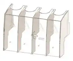 3KC9604-2: Terminal Cover, 3KC3/3KC6 Series Transfer Switching Equipment