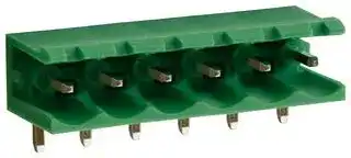 CTBP9358/6AO: Terminal Block, Open Ended, Header, 5.08 mm, 6 Ways, Through Hole Right Angle
