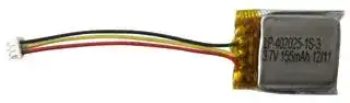 LP-402025-IS-3: Rechargeable Battery, 3.7 V, Lithium Polymer, 165 mAh, Connector, 1