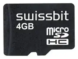 SFSD4096N3BM1TO-I-GE-2B1-STD: Flash Memory Card, SDHC Card, UHS-1, Class 10, 4 GB, S-45u Series