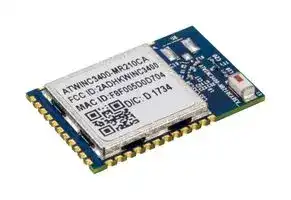 ATWINC3400-MR210CA131: Bluetooth Module, BLE 5.0, 72.2 Mbps, 3 V to 4.2 V, -90 dBm, -40 °C to 85 °C