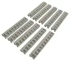 XW5Z-S6.0LB-1-100: Label, XW5Z Series, S6.0, 1 to 100, XW5T & XW5G Series DIN Rail Terminal Blocks