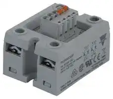 RK2A60D50P: Solid State Relay, DPST-NO, 50 A, 660 VAC, Panel Mount, Screw, Zero Crossing