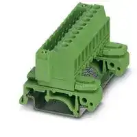 1787924: DIN Rail Mount Terminal Block, Plug-in Block, 2 Ways, 24 AWG, 12 AWG, 2.5 mm², Screw, 12 A