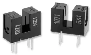 EESX1071: Transmissive Photo Interrupter, Phototransistor, Through Hole, 3.4 mm, 0.5 mm, 50 mA, 4 V