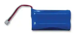 18650CA-2P-3J: Rechargeable Battery, 3.7 V, Lithium Ion, 4.5 Ah, Connector, 1