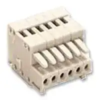 733-105.: Pluggable Terminal Block, 2.5 mm, 5 Ways, 28 AWG, 20 AWG, 0.5 mm², Clamp