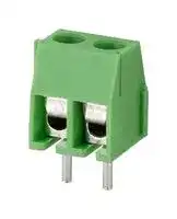 TB0011-350-02GR: Wire-To-Board Terminal Block, Green, 3.5 mm, 2 Ways, 24 AWG, 18 AWG, 1 mm², Screw