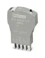2800925: Electronic Circuit Breaker, CB E1 Series, 4 A, 1 Pole, 24 VDC, Plug In