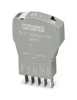 2800911: Electronic Circuit Breaker, CB E1 Series, 4 A, 1 Pole, 24 VDC, Plug In