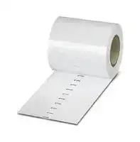 0816430: Terminal Block Marker, White, Marker Roll, Terminal Blocks, Blank (Legend), 5.2 mm, TMT