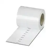 0816498: Terminal Block Marker, White, Marker Roll, Terminal Blocks, Blank (Legend), 6.2 mm, TMT