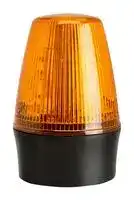 LEDS100-03-01: Beacon, Continuous, Flashing, -25 °C to 55 °C, 85 V, 107 mm H, LEDS100 Series, Amber