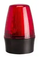 LEDS100-03-02: Beacon, Continuous, Flashing, -25 °C to 55 °C, 85 V, 107 mm H, LEDS100 Series, Red