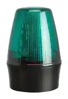 LEDS100-03-04: Beacon, Continuous, Flashing, -25 °C to 55 °C, 85 V, 107 mm H, LEDS100 Series, Green