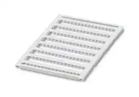 0821360: Terminal Block Marker, White, Marker Sheet