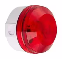 LED195-05WH-SB-02: Beacon, Continuous, Flashing, -25 °C to 55 °C, 380 V, 65 mm H, LED195 Series, Red
