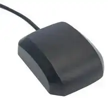 MIKE3A/2.5M/SMAM/S/S/17: Antenna Patch, Magnetic, IP67, GPS, 1.576 GHz to 1.574 GHz, 28 dB, Cable 2.5 m, SMA Male