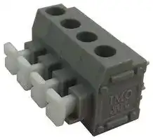 20.4101M/4-P: Wire-To-Board Terminal Block, 5 mm, 4 Ways, 20 AWG, 14 AWG, 1.5 mm², Push In