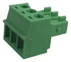 21.1550M/3-E: Pluggable Terminal Block, 3.81 mm, 3 Ways, 28 AWG, 16 AWG, 1.5 mm², Screw
