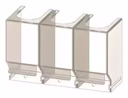3KC9804-3: Terminal Cover, 3P 3KC Series Transfer Switching Equipment