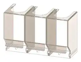 3KC9804-3: Terminal Cover, 3P 3KC Series Transfer Switching Equipment