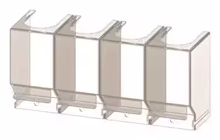 3KC9804-4: Terminal Cover, 4P 3KC Series Transfer Switching Equipment