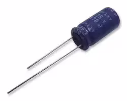 ELXY250ELL471MJ20S: Electrolytic Capacitor, Miniature, 470 µF, 25 V, ± 20%, Radial Leaded, 1000 hours @ 105°C, Polar