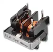 744861120: Choke, Common Mode, Power Line, Horizontal, 12 mH, 400 mA, WE-TFCH Series