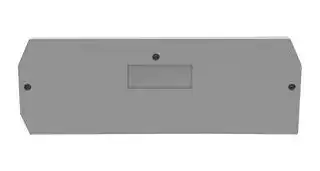 MP012910: Accessory, Grey, 2.5mm Width DIN Rail Terminal Blocks, End Cover, MP WS SPRING CAGE Series