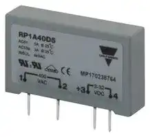 RP1D060D4: Solid State Relay, SPST-NO, 4 A, 60 VDC, Through Hole, PC Pin, DC Switch