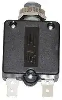 W58-XB1A4A-2: Thermal Circuit Breaker, Push-to-Reset, W58 Series, 2 A, 1 Pole, 50 V, 250 V, Panel
